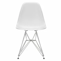 Clearance Eames Plastic Chair DSR Chroom Eetkamerstoelen