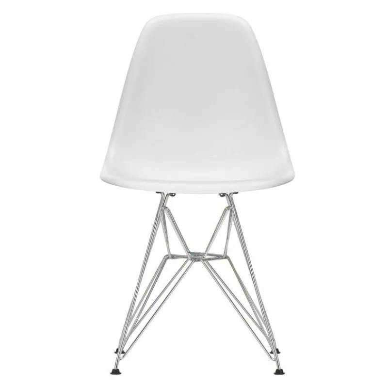 Clearance Eames Plastic Chair DSR Chroom Eetkamerstoelen