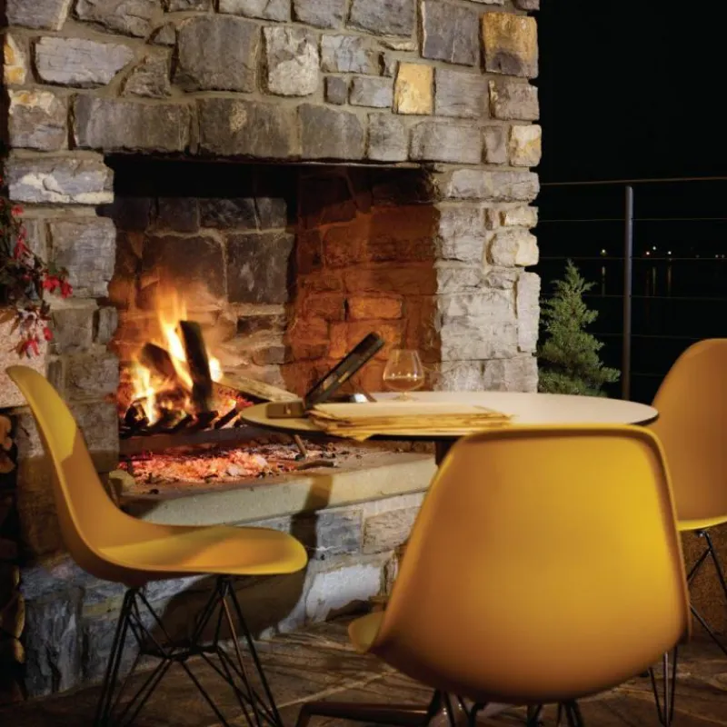 Clearance Eames Plastic Chair DSR Chroom Eetkamerstoelen