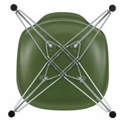 Clearance Eames Plastic Chair DSR Chroom Eetkamerstoelen