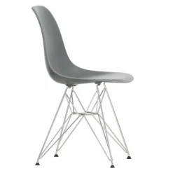 Clearance Eames Plastic Chair DSR Chroom Eetkamerstoelen