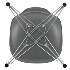 Clearance Eames Plastic Chair DSR Chroom Eetkamerstoelen