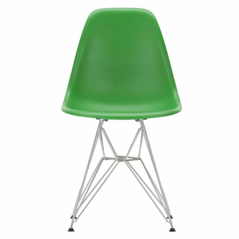 Clearance Eames Plastic Chair DSR Chroom Eetkamerstoelen