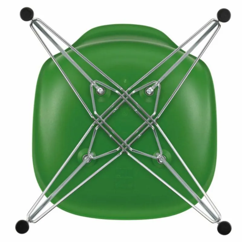 Clearance Eames Plastic Chair DSR Chroom Eetkamerstoelen