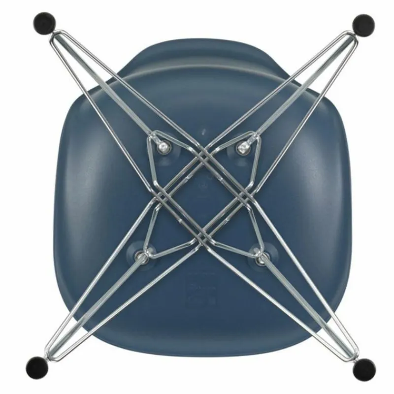 Clearance Eames Plastic Chair DSR Chroom Eetkamerstoelen