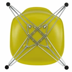 Clearance Eames Plastic Chair DSR Chroom Eetkamerstoelen