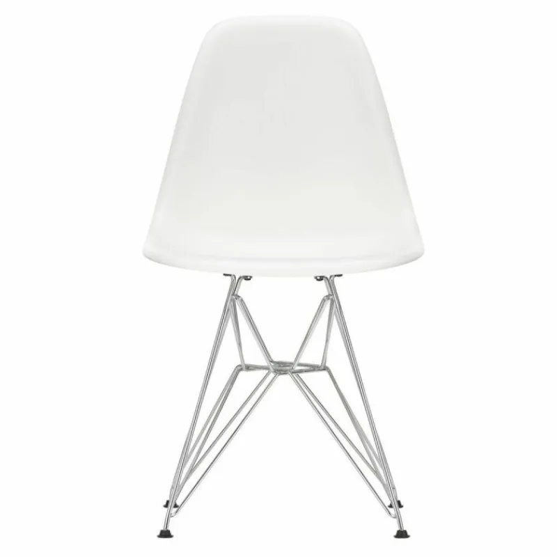 Clearance Eames Plastic Chair DSR Chroom Eetkamerstoelen