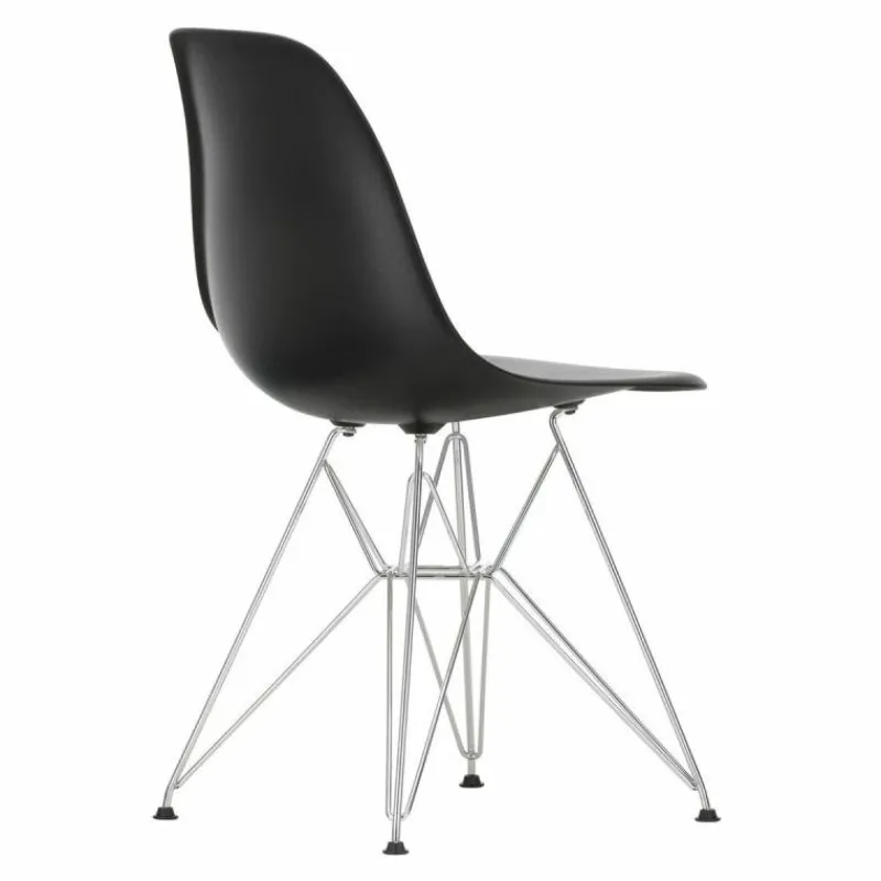 Clearance Eames Plastic Chair DSR Chroom Eetkamerstoelen
