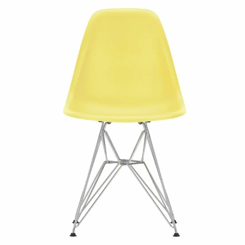 Clearance Eames Plastic Chair DSR Chroom Eetkamerstoelen