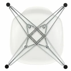 Clearance Eames Plastic Chair DSR Chroom Eetkamerstoelen