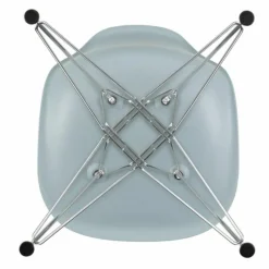 Clearance Eames Plastic Chair DSR Chroom Eetkamerstoelen
