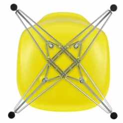 Clearance Eames Plastic Chair DSR Chroom Eetkamerstoelen