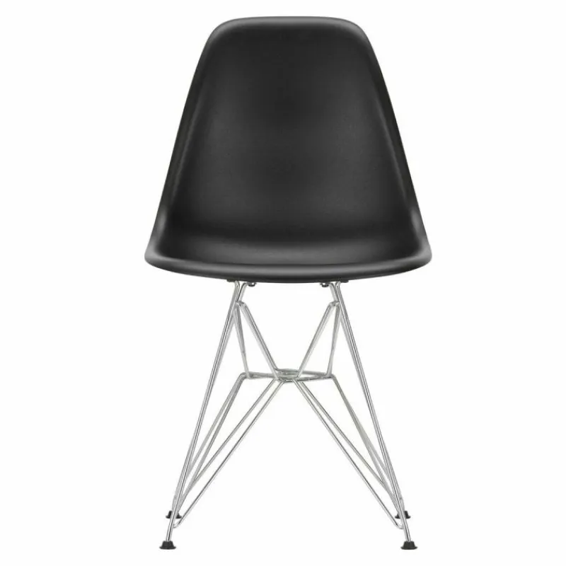 Clearance Eames Plastic Chair DSR Chroom Eetkamerstoelen