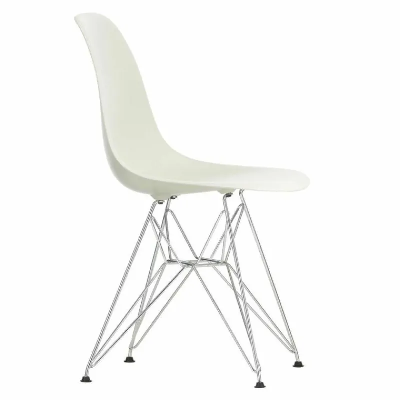 Clearance Eames Plastic Chair DSR Chroom Eetkamerstoelen