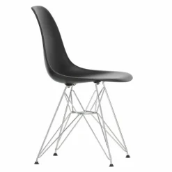 Clearance Eames Plastic Chair DSR Chroom Eetkamerstoelen