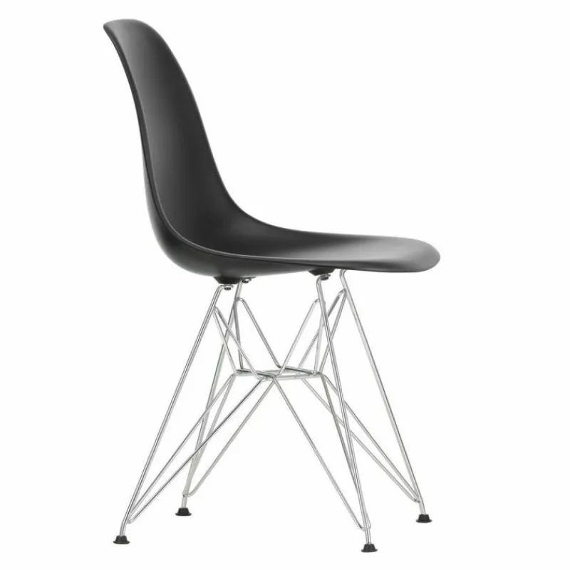 Clearance Eames Plastic Chair DSR Chroom Eetkamerstoelen