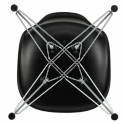 Clearance Eames Plastic Chair DSR Chroom Eetkamerstoelen