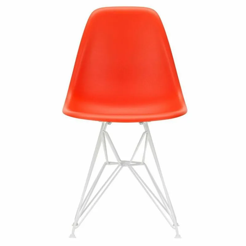Hot Eames Plastic Chair DSR Wit Eetkamerstoelen