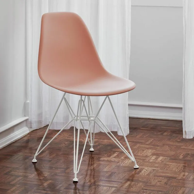 Hot Eames Plastic Chair DSR Wit Eetkamerstoelen