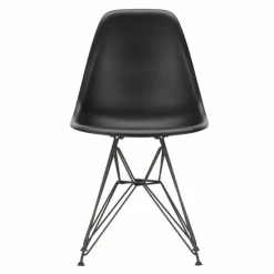 New Eames Plastic Chair DSR Zwart Tuinstoelen|Eetkamerstoelen