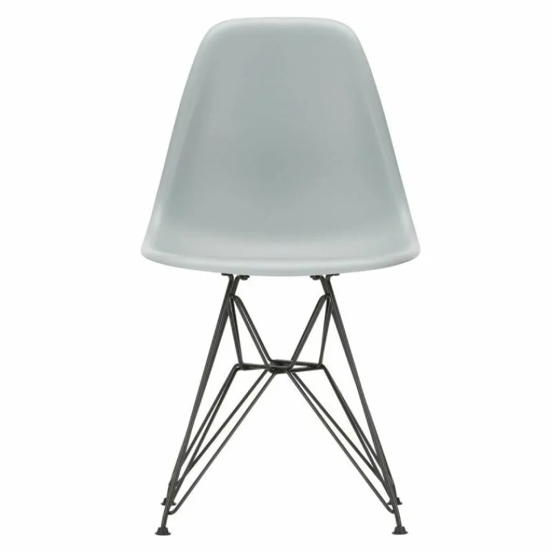 New Eames Plastic Chair DSR Zwart Tuinstoelen|Eetkamerstoelen