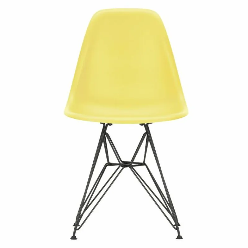 New Eames Plastic Chair DSR Zwart Tuinstoelen|Eetkamerstoelen