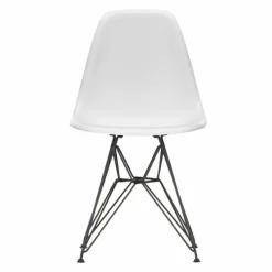 New Eames Plastic Chair DSR Zwart Tuinstoelen|Eetkamerstoelen