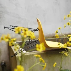 New Eames Plastic Chair DSR Zwart Tuinstoelen|Eetkamerstoelen