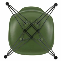 New Eames Plastic Chair DSR Zwart Tuinstoelen|Eetkamerstoelen
