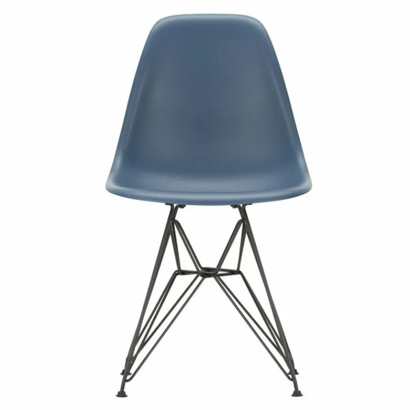 New Eames Plastic Chair DSR Zwart Tuinstoelen|Eetkamerstoelen