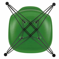 New Eames Plastic Chair DSR Zwart Tuinstoelen|Eetkamerstoelen