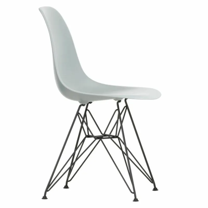 New Eames Plastic Chair DSR Zwart Tuinstoelen|Eetkamerstoelen