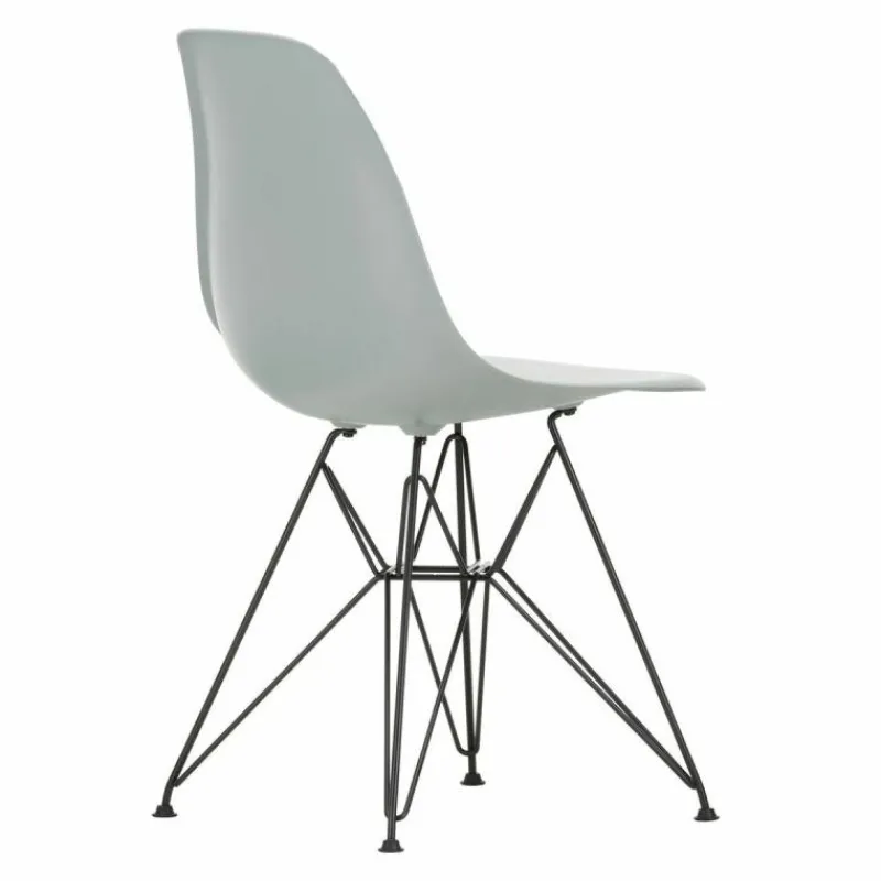 New Eames Plastic Chair DSR Zwart Tuinstoelen|Eetkamerstoelen