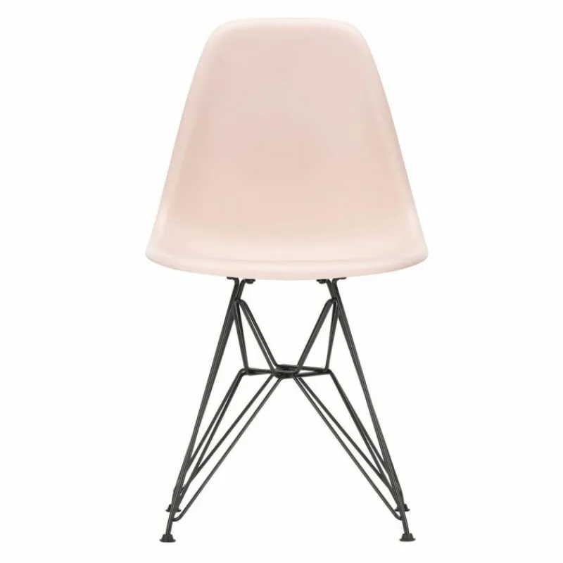 New Eames Plastic Chair DSR Zwart Tuinstoelen|Eetkamerstoelen