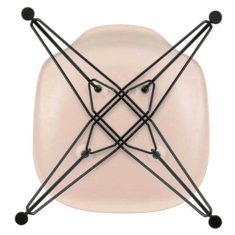 New Eames Plastic Chair DSR Zwart Tuinstoelen|Eetkamerstoelen