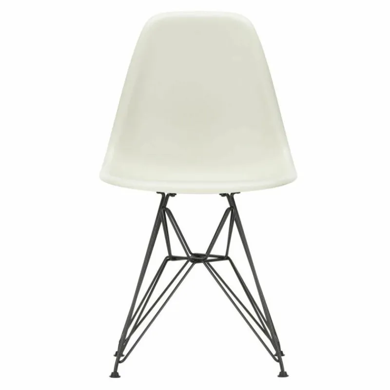 New Eames Plastic Chair DSR Zwart Tuinstoelen|Eetkamerstoelen