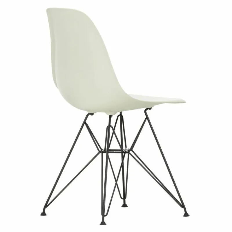 New Eames Plastic Chair DSR Zwart Tuinstoelen|Eetkamerstoelen