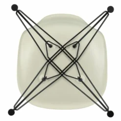 New Eames Plastic Chair DSR Zwart Tuinstoelen|Eetkamerstoelen