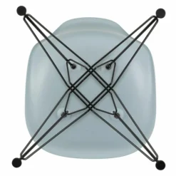 New Eames Plastic Chair DSR Zwart Tuinstoelen|Eetkamerstoelen