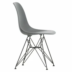 New Eames Plastic Chair DSR Zwart Tuinstoelen|Eetkamerstoelen
