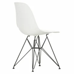 New Eames Plastic Chair DSR Zwart Tuinstoelen|Eetkamerstoelen