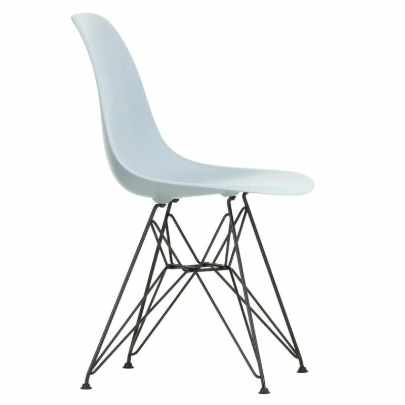 New Eames Plastic Chair DSR Zwart Tuinstoelen|Eetkamerstoelen