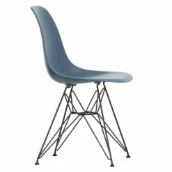 New Eames Plastic Chair DSR Zwart Tuinstoelen|Eetkamerstoelen