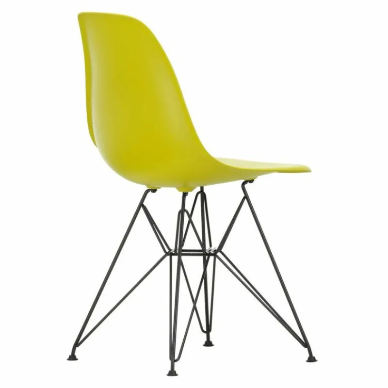 New Eames Plastic Chair DSR Zwart Tuinstoelen|Eetkamerstoelen