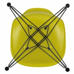 New Eames Plastic Chair DSR Zwart Tuinstoelen|Eetkamerstoelen