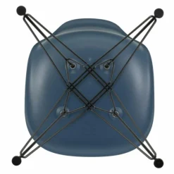 New Eames Plastic Chair DSR Zwart Tuinstoelen|Eetkamerstoelen