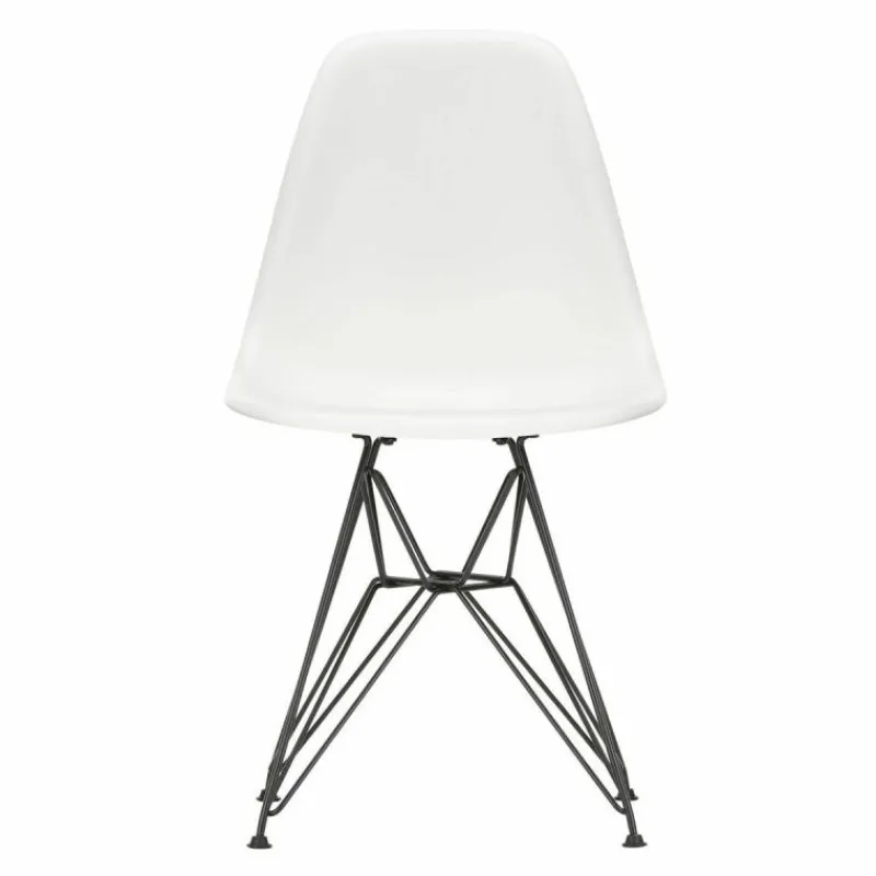 New Eames Plastic Chair DSR Zwart Tuinstoelen|Eetkamerstoelen
