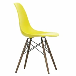 Online Eames Plastic Chair DSW Stoel Esdoorn Donker Eetkamerstoelen