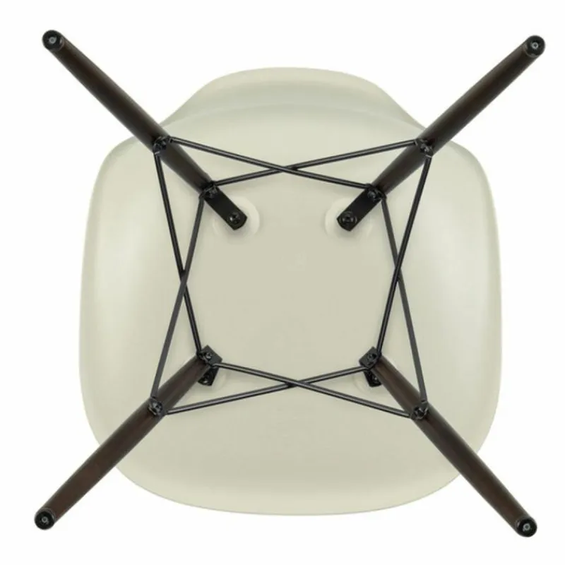Online Eames Plastic Chair DSW Stoel Esdoorn Donker Eetkamerstoelen