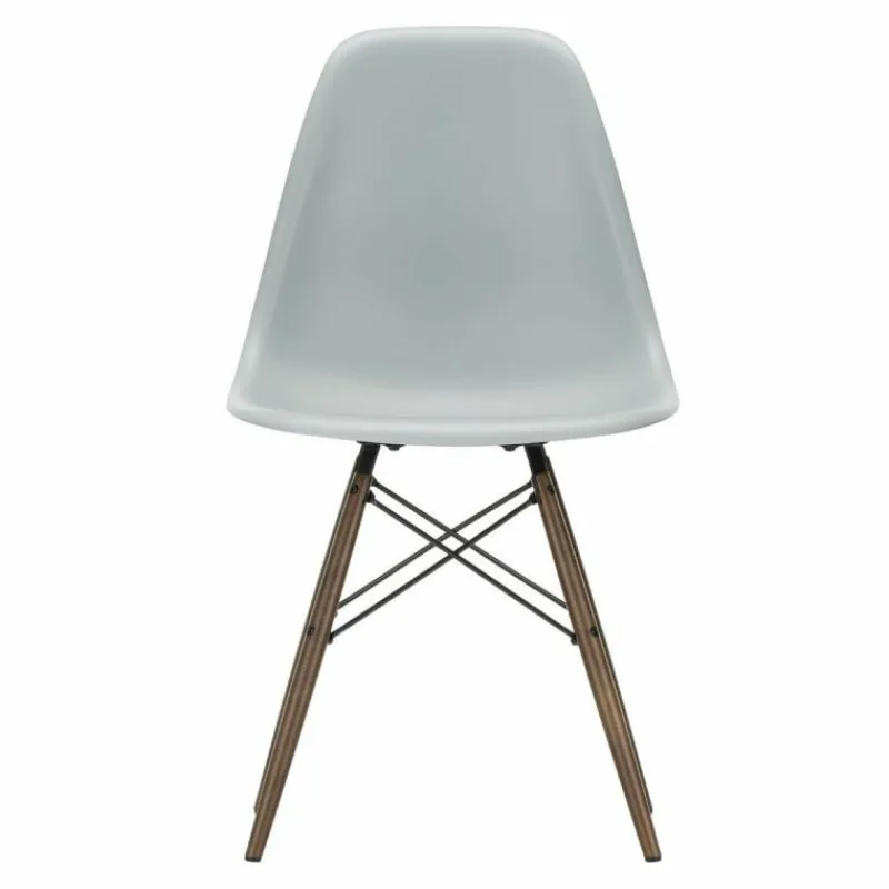 Online Eames Plastic Chair DSW Stoel Esdoorn Donker Eetkamerstoelen